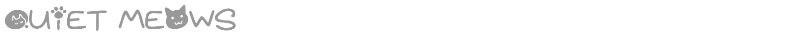 Quiet Meows font preview